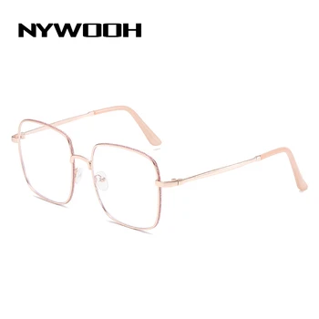 -0.5 1.0 1.5 ila 4.0 Metal Miyopi Gözlük Kadınlar Zarif Kare Gözlük Reçete Büyük Çerçeve Bitmiş Kısa Görüşlü Gözlük