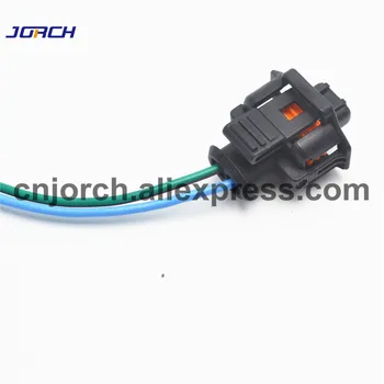 1 adet 2 Pin Way Bosch Kablo demeti Dişi dizel sabit basınçlı püskürtme enjektörü Priz Elektrik Pigtail tak 20cm Tel