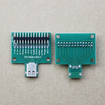 1 Adet TİP-C Dişi Koltuk Test Kurulu Çift Taraflı Fiş Looper Pin 24P Dişi Koltuk 2.54 USB 3.1 Veri Kablosu Transferi WP-171