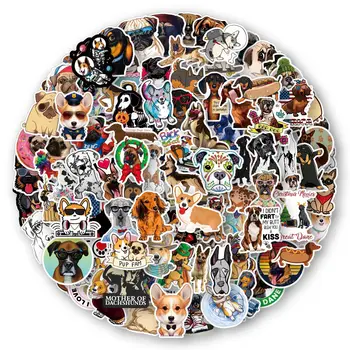 10/30/50/100 ADET Sevimli Serin Köpek Çıkartmalar Karikatür Çıkartmaları Çocuk Oyuncakları Hediyeler DIY Dizüstü Telefon Dizüstü Bavul Komik Hayvanlar Sticker