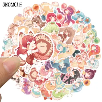 10/40 adet Sürüm Q Karikatür Sevimli Küçük Kız Anime Graffiti Çıkartmalar Kawaii DIY Dizüstü Motosiklet Sticker Çıkartmaları Çocuk Oyuncakları F5