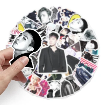 10/50 Adet Sevimli Kpop GD Superstar Idol BİGBANG Scrapbooking Çıkartmaları Kore Yıldız Dekoratif Sticker DIY Fotoğraf Albümleri