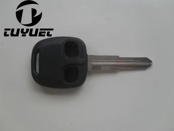 10 ADET 2 Düğmeler Uzaktan Anahtar Kabuk Mitsubishi Yedek Araba anahtarı Boşlukları Durumda Sağ itmeli anahtar