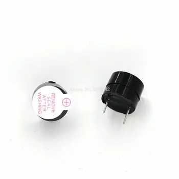 10 Adet / grup 3V Mini Manyetik Aktif Buzzer Alarm Zil Siyah KÜLÇE 9.6 mm Yeni