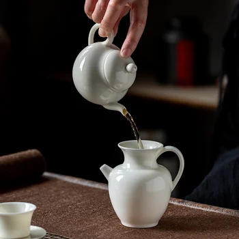 120 ml Japon Tarzı Antika Kayısı Beyaz Armut Pot Kişisel El Yapımı Çömlek Süzgeçler Filtre Su Isıtıcısı çiçek çayı Bardak Çay Seti