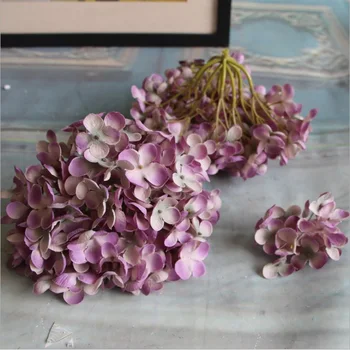 176 Petal / Çiçek Ucuz Yapay Ortanca Çiçek Topu DIY İpek Ortanca Aksesuar Ev Düğün Dekorasyon için Sahte Flores