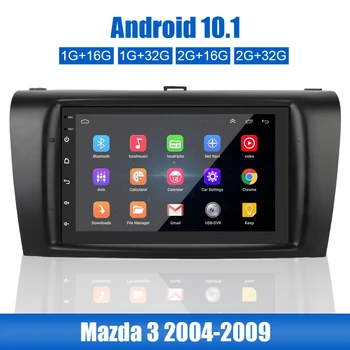 2 Din Multimedya Oynatıcı 7 İnç Araba Radyo Mazda 3 2004-2009 İçin Ses Video Android 10.1 GPS FM Video WiFi Dokunmatik Ekran