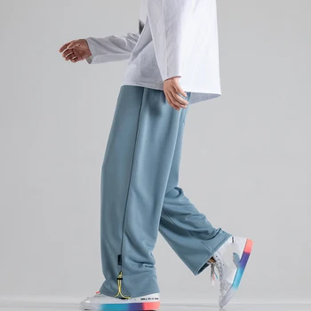 2022 Ayak Bileği Uzunlukta Siyah Gri Sweatpants Streetwear İlkbahar Sonbahar Hip Hop harem pantolon erkek Rahat Kore Boy Joggers Pantolon