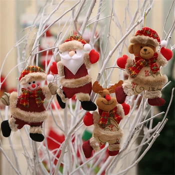 2023 Haber Noel Süsler DIY Noel Hediyesi Noel Baba Mutlu Yeni Yıl Noel Kardan Adam Ağacı Asmak Dekorasyon Kolye Bebek
