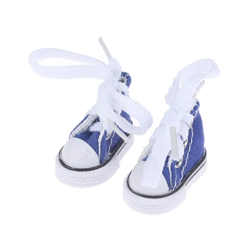 3.5 cm Mini Parmak Ayakkabı Tuval Oyuncaklar Çizmeler Sevimli 1/6 Bebek Ayakkabı Kaykay Ayakkabı