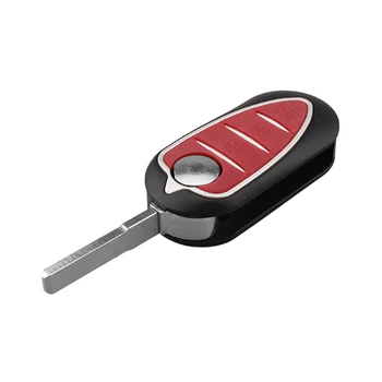 3 Düğmeler SIP22 bıçak Çevirme Uzaktan Anahtar Kabuk İçin Alfa Romeo Mito Giulietta159 GTA 147 156 166 GT