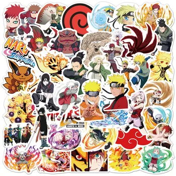 50 adet japon animesi Naruto Serisi S Versiyonu Sasuke Sakura Hinata Sharingan Çeşitli Çıkartmalar