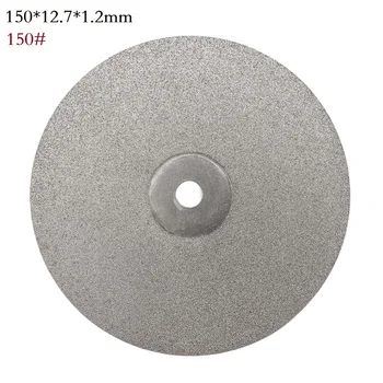 6 İnç 150mm Kum 80-3000 # Elmas Kaplı Düz Tur Tekerlek Özlü Parlatma taşlama diski Döner Aşındırıcı Aletler