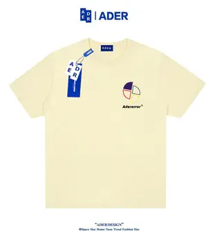 ADER Tops & Tees Yeni unisex baskılı moda kısa kollu basit ve cömert T-shirt