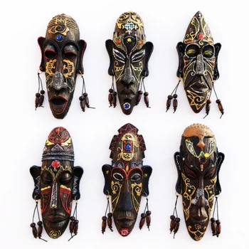 Afrika Kenya Maskesi Widget Kolye Ofis Cafe Anaokulu Süsler Dekorasyon Ürünleri El Sanatları