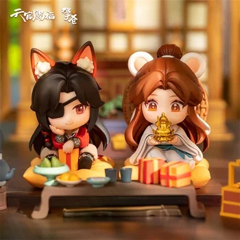 Anime Figürü Cennet Resmi erkek Nimet Bebek TGCF Xie Lian Hua Cheng Şekil Tian Guan Ci Fu aksiyon figürü oyuncakları doğum günü hediyesi
