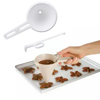 Ayarlanabilir El tutma Huni Çikolata Şeker Şekerleme Mutfak Bisküvi Pasta Krema Makinesi Kalıp Kaynağı Cupcake Gözleme H3P8