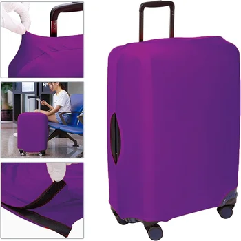 Bagaj Koruyucu Kapak Elastik 18-28 Bavul Arabası Bagaj Seyahat Çantası Toz Kapakları Bavul Durumda Altın Desen Desen
