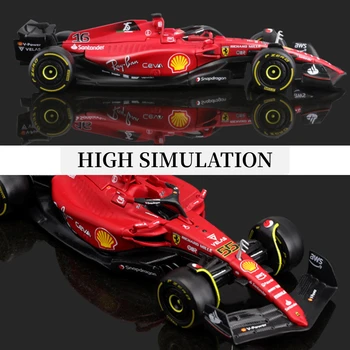 Bburago Ölçekli 1: 43 F1 2022 Araba Modeli Kırmızı Boğa Yarış Ferrari Mercedes Alfa Romeo Mclaren Formula 1 Minyatür Diecast Oyuncak
