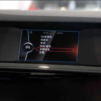BMW 5 Serisi için F07 F10 F11 F18 2010-2016 Temperli Cam Araba GPS Navigasyon Ekran Koruyucu Film LCD Dokunmatik Ekran Aksesuarları