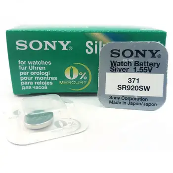 Boton piller Sony orijinal pil gümüş oksit SR920SW blister 5X üniteleri