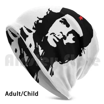 Che Guevara Kırmızı Yıldız Kasketleri Kazak Kap Rahat Ernesto Che Guevara El Che Devrimi Portre Siyah Beyaz