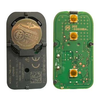CN007218 Orijinal 3 Düğme Toyota Akıllı Kart Anahtar Uzaktan İle 434 MHZ 47 çip TWB1G0125