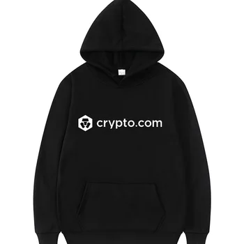 CRO Crypto.com Cryptocurrency Hoodie Klasik CRO Jetonu Blockchain Tüccar Hediye İçin Rahat erkek Kış Kazak
