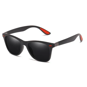 Erkekler Klasik Polarize Güneş Gözlüğü Kare Çerçeve Açık Spor Balıkçılık Sürüş güneş gözlüğü Kadın Erkek Gözlüğü UV400 Gafas De Sol