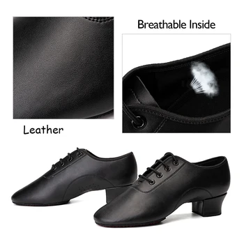 Erkekler Latin Dans Ayakkabıları Balo Salonu Ayakkabıları Tango Dans Ayakkabıları Modern / Caz Dans Spor Ayakkabı Düşük Topuk 3.5 cm Dans Ayakkabıları size35-44