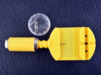 Forsining Paslanmaz Çelik İzle Onarım Araçları Sarı Plastik Kaliteli Tasarım Watchband Kolayca Ayarlama