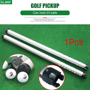 Golf Topu Seçici Sevişmek Tüp-Alüminyum alaşım ile Topu Yayın Retriever Kapmak Seçici Pick Up Enayi Aracı Tutabilir 23 Topları