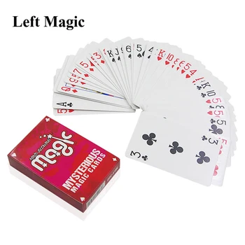 Görünmez Poker Güverte Sihirli Hileler Akıllara Durgunluk Veren Gizemli Sihirli Kartları oyun kartı Sihirli Sahne Yakın Çekim Sihirli Mentalism Sokak