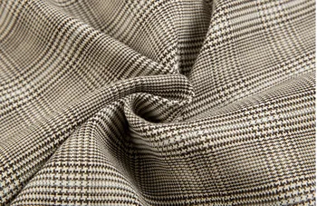 Ince Sonbahar Takım Elbise erkek Üstleri Tek Parça Yakışıklı Haki Ekose Takım Elbise Ceketler Kore Moda Rahat Tek Göğüslü Blazer 2Y2331