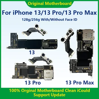 ıPhone İçin orijinal Anakart 13 Pro Max Yüz KİMLİĞİ İle Tamamen Test Edilmiş Otantik Anakart Temiz iCloud Ve Unlocked Ücretsiz Kargo