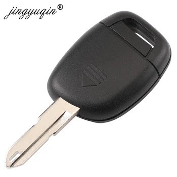 Jingyuqin 10 adet/grup 1 Düğme Araba Uzaktan Anahtar Kabuk İçin Fit Renault Clio Usta Twingo Kangoo NE73 Bıçak Anahtar Kutu Fob Değiştirme