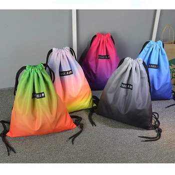 Jıfome naylon büzmeli sırt çantası Okul Spor Spor Çantası Su Geçirmez Saklama Çantası Sırt Çantası Kılıfı sırt çantası gençler için