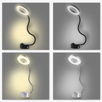 Modern LED hortumları Duvar Lambası esnek Ev Otel Başucu Okuma Lambası duvar Lambası moda kitap ışıkları alüminyum LED Ampuller
