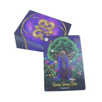 Oracle Güverte Cartas Tarot İngilizce Kartları Güverte Anlamı Masa Oyunları Tahminleri Playmat Kart Oyunu Gizemli Yeni Başlayanlar için