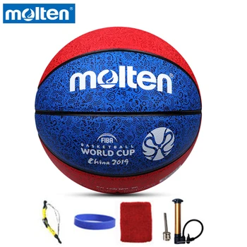 Orijinal erimiş basketbol topu B7C3300NEW Marka Yüksek Kalite Hakiki Erimiş PU Malzeme Resmi Size7 Basketbol ücretsiz kargo