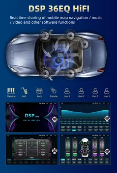Podofo Araba Radyo Video Multimedya Oynatıcı Renault Trafic Opel Vivaro Android Otomatik Navigasyon GPS Carplay 2din stereo