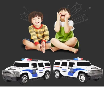 RC Arabalar Uzaktan Kumanda Sürüklenme Polis 4CH Kablosuz Araba Modeli Oyuncaklar Hediye Boys için Çocuk Çocuk