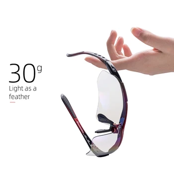 ROCKBROS Polarize Bisiklet Gözlük 5 Lens Açık Spor Gözlük MTB Yol Gözlük Bisiklet Güneş Gözlüğü Miyopi Çerçeve Bisiklet Gözlük