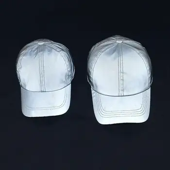 Sabah Koşu Yansıtıcı beyzbol şapkası Erkekler Yaz Açık Gece Parlak balıkçılık şapkası Kadın Çocuk Rahat güneş şapkası