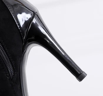 Seksi Marka Balo Açık Seksi stilettos Yüksek Topuklu terlik Kadın Latin dans topuklu ayakkabı İçi Boş bayan Botları Latin Balo Salonu