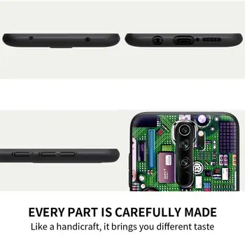 Siyah Kılıf Xiaomi Redmi İçin Not 9S 9 8 10 Pro Max 7 8T 9T TPU Silikon Fundas Kabuk Retro Vintage Kamera Kaset Müzik