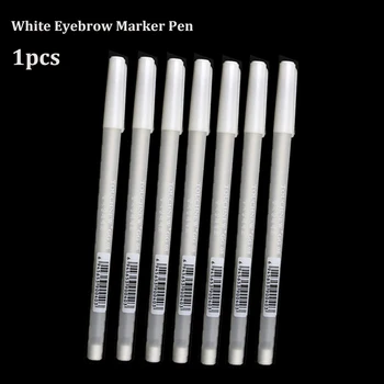 Sıcak Beyaz Kaş işaretleyici kalem Dövme Aksesuar Microblading Dövme Cerrahi Cilt işaretleyici kalem Kalıcı Makyaj Dövme Malzemeleri