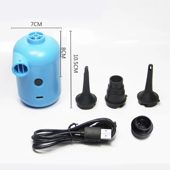 Taşınabilir USB Elektrikli hava pompası hava yatağı Tekne Kanepe Otomatik Hava Şişme Pompa Araba Kamp Şişirme