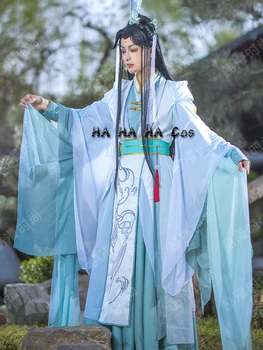Tian Guan Ci Fu Shi Qingxuan Adam Versiyonu Cosplay Kostüm Anime Antik Kostüm Hanfu Kıyafet Tam Set Cadılar Bayramı Fantezi Parti Sahne