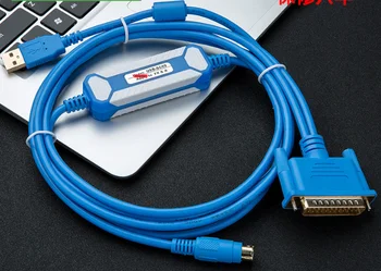 USB-SC09+ Dahili İzolasyon Çip Programlama Kablosu Uygun Mitsubishi Serisi PLC İndirme kablosu